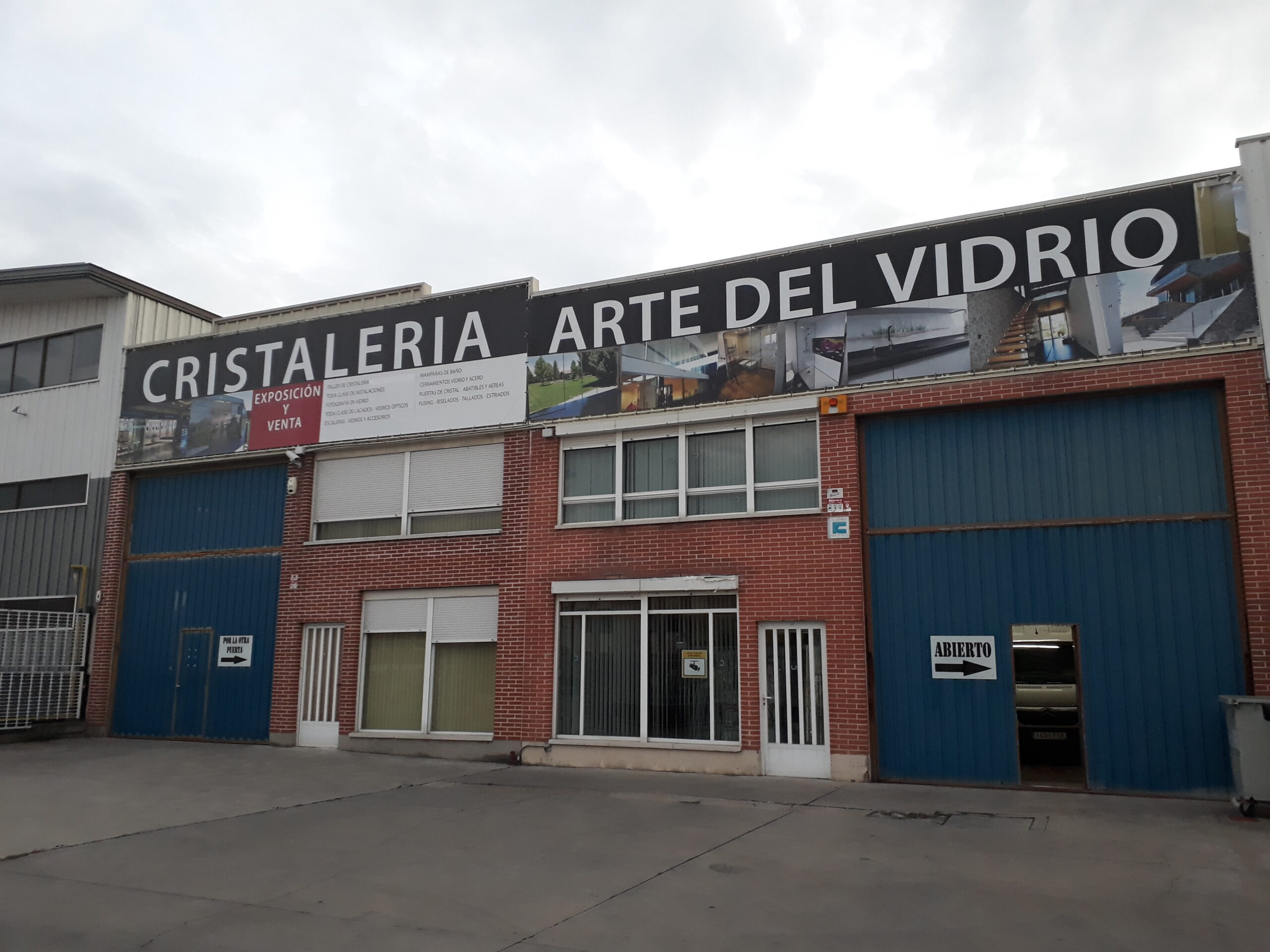 Arte del vidrio Fachada